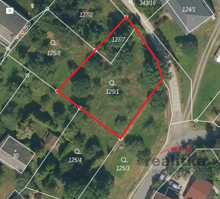 Prodej stavebního pozemku v Bohučovicích u Hradce nad Moravicí, okr. Opava