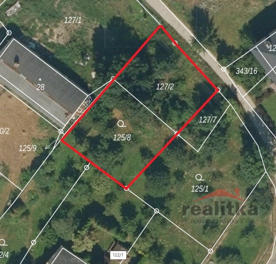 Prodej stavebního pozemku v Bohučovicích u Hradce nad Moravicí, okr. Opava