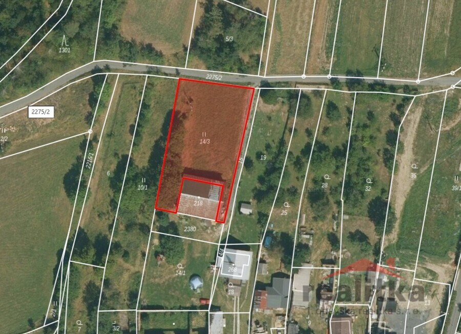 Prodej stavebního pozemku v Sosnové, okr. Opava
