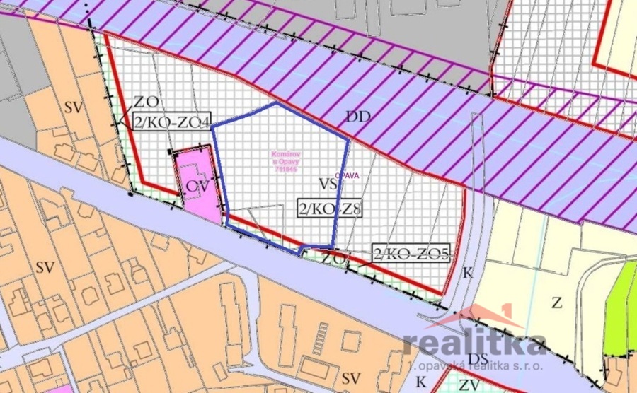 Prodej stavebního pozemku cca 11.000 m2 v obci Opava-Komárov, okres Opava – fotografie 5