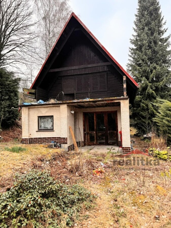 Prodej chaty s pozemkem 1773m2, Dětřichovice, Světlá Hora, okres Bruntál