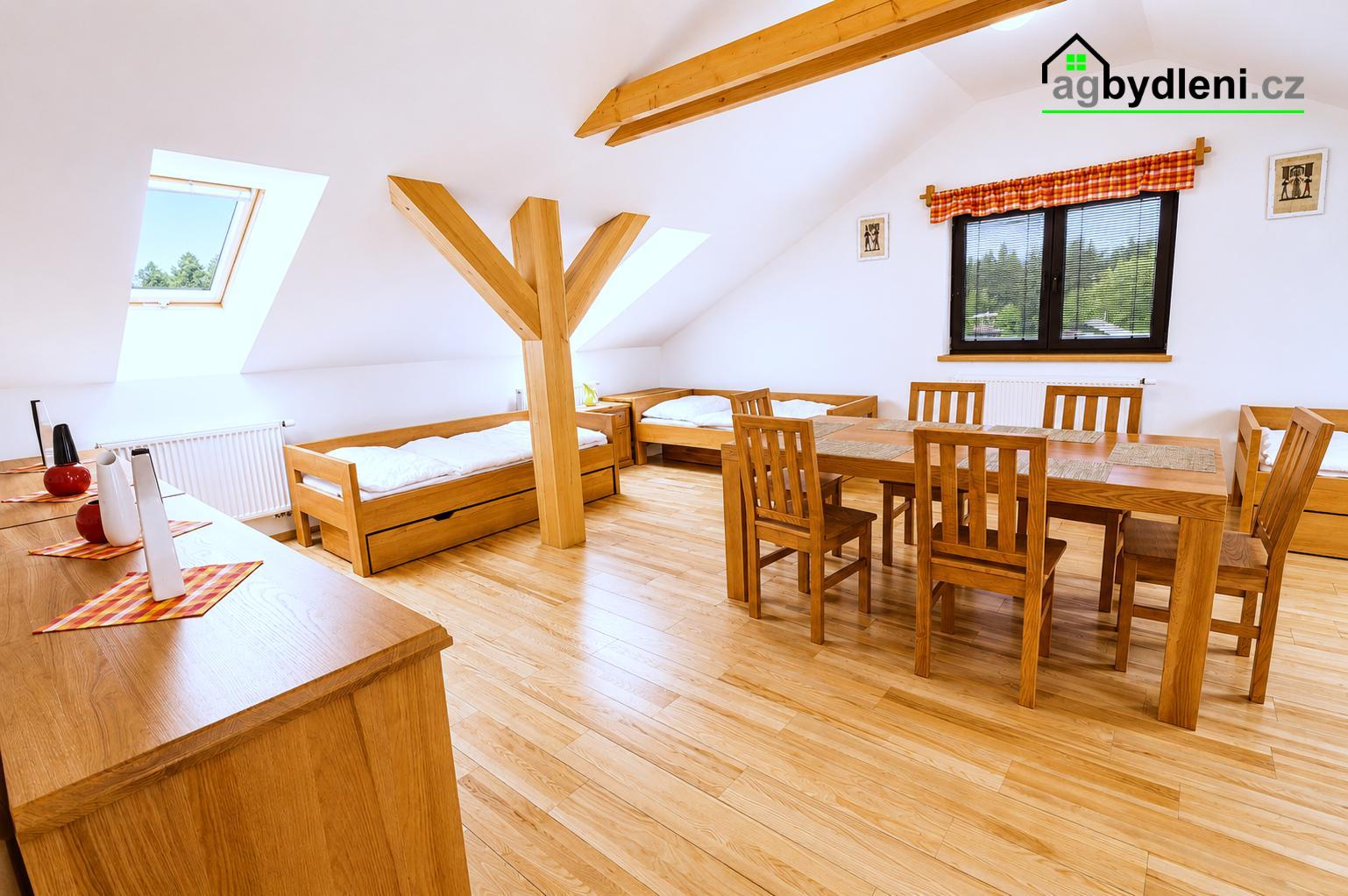 Pronájem prostorného podkrovního bytu 2+kk | 120 m² | Vranov u Poběžovic – fotografie 6
