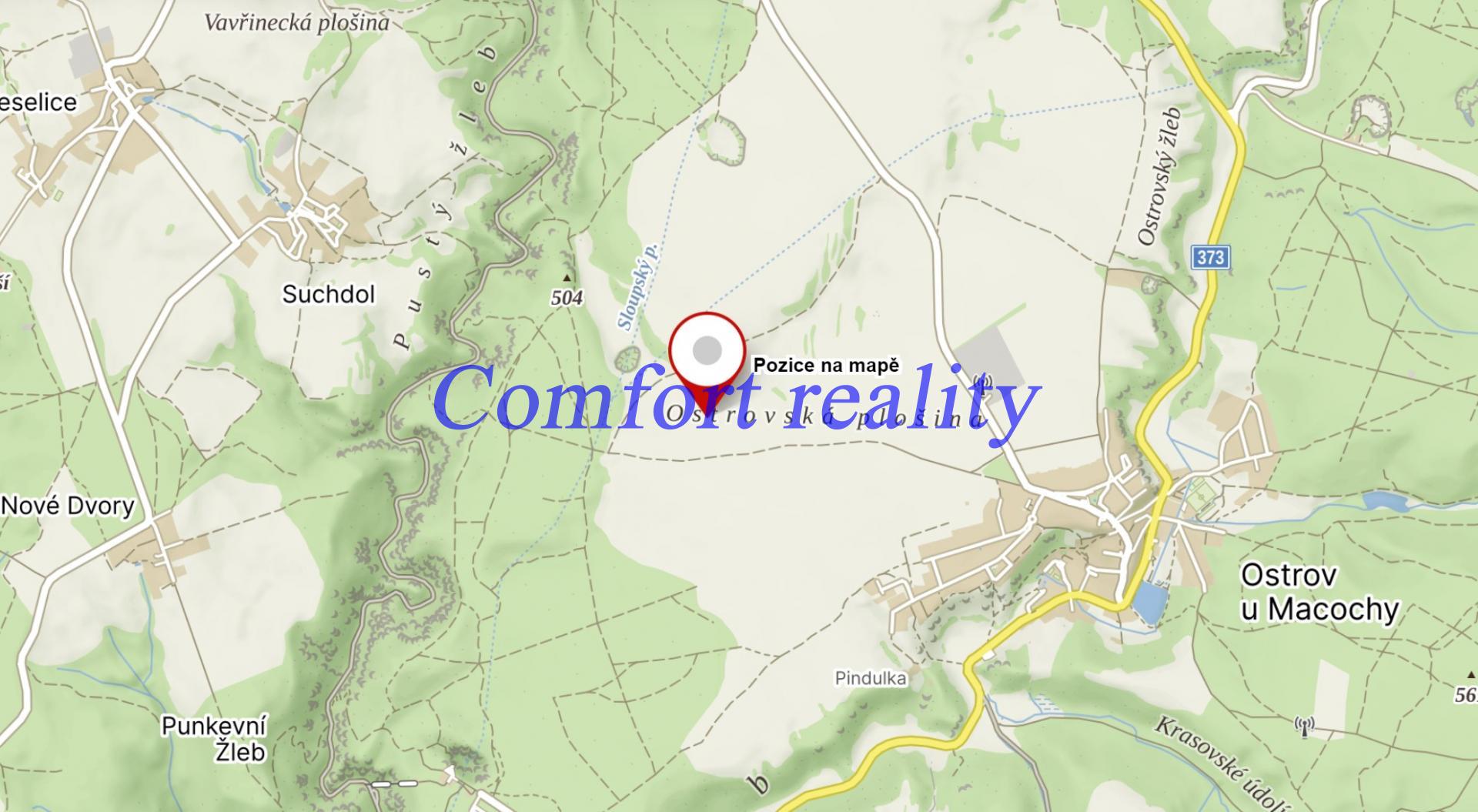 Prodej pozemku Ostrov u Macochy