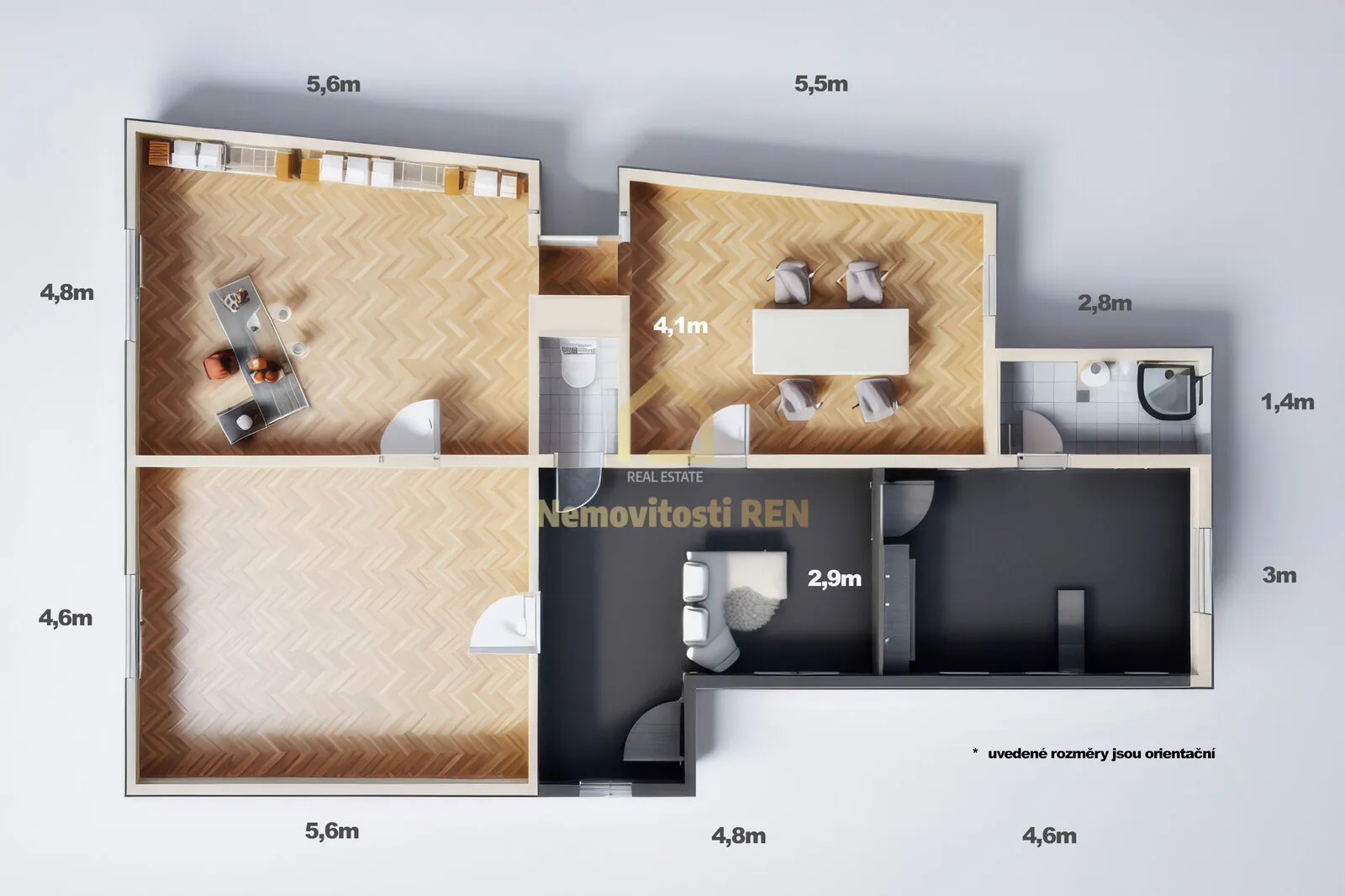 Pronájem kancelářských prostor 113 m² – fotografie 6