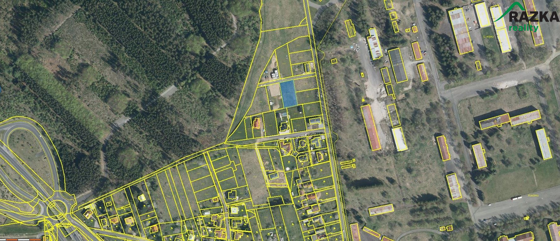 Stavební pozemek(1191 m2) Klimentov, Velká Hleďsebe