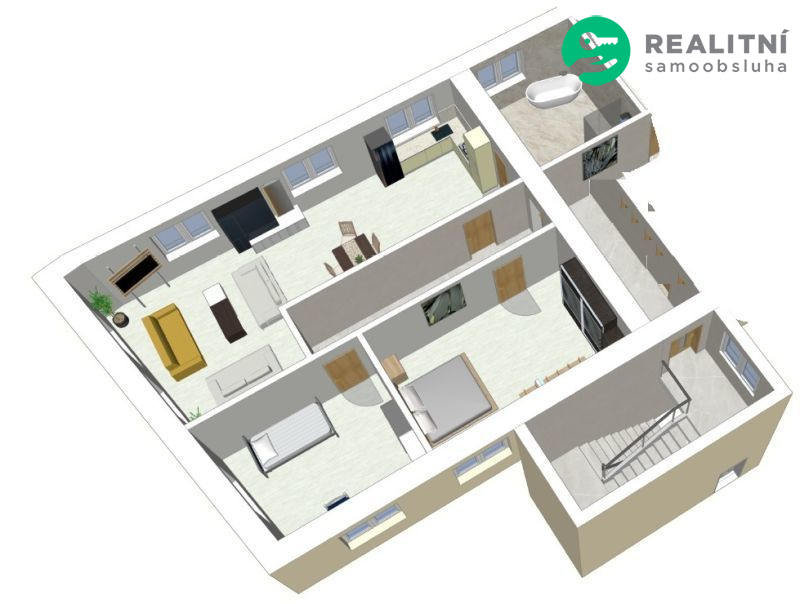 3+KK (120m2) s krbem – fotografie 6