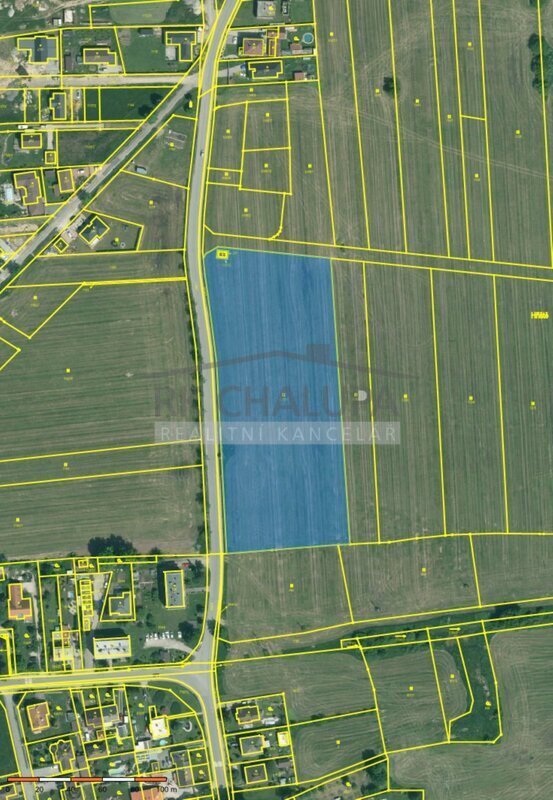 Prodej pozemku v Křenovicích u Dubného, celkem 14.406 m2, investice – fotografie 3