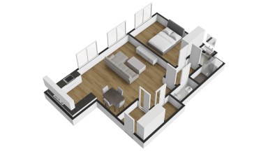 Pronájem bytu 2+kk – fotografie 6