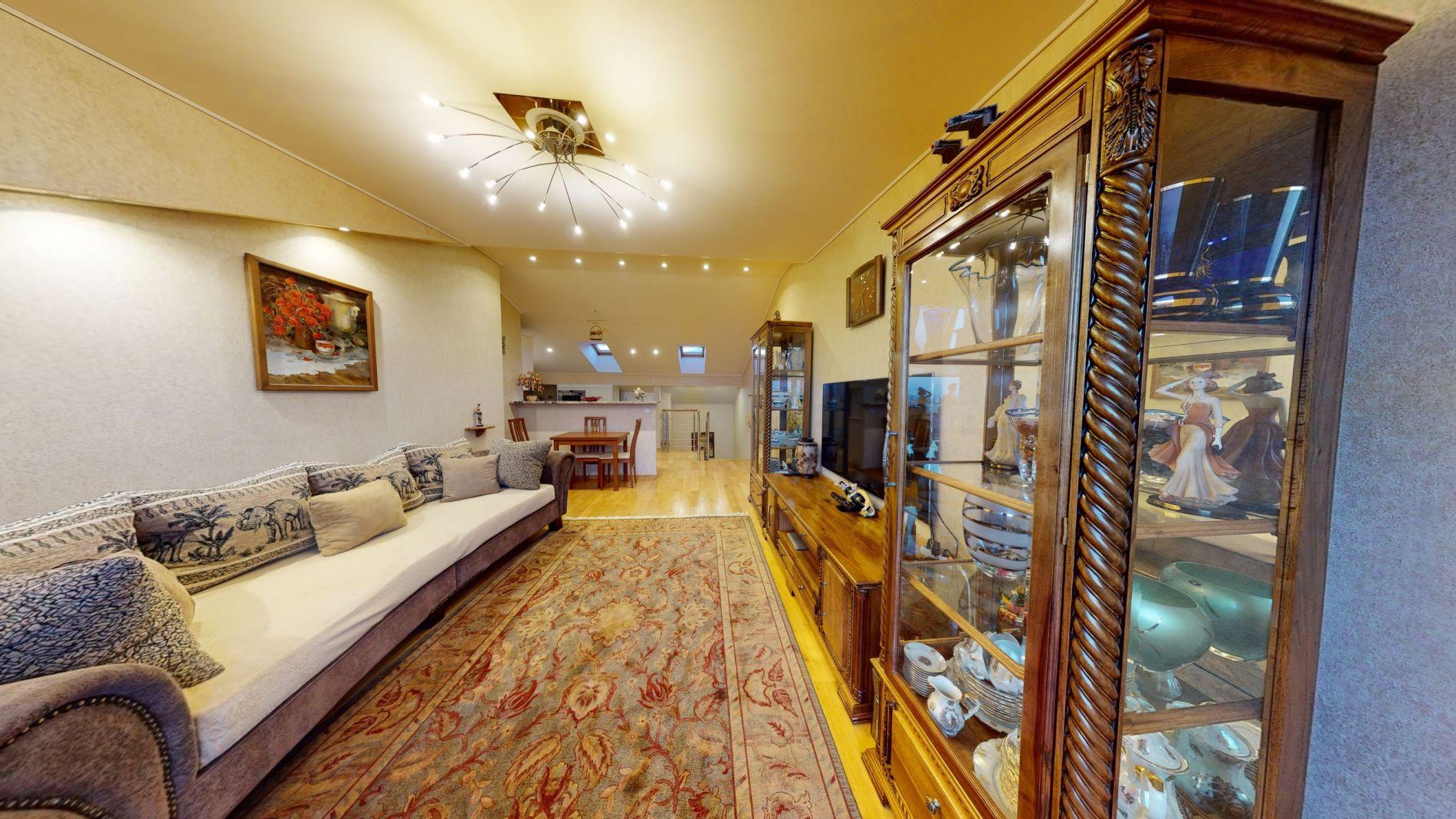 Pronájem luxusního mezonetu 3+kk, 119,8 m², balkon, výhled na Prahu Praha 5 Smíchov – fotografie 6